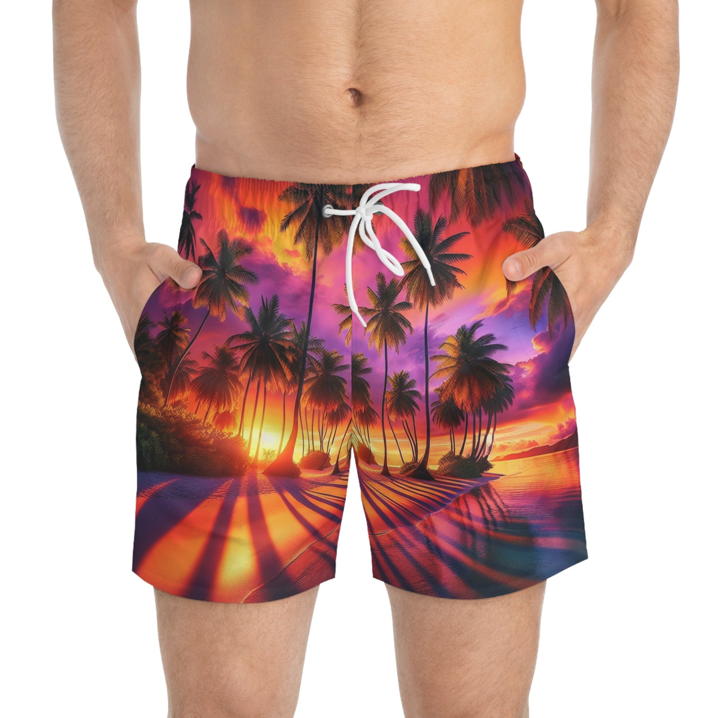 Colorful Swim Trunks