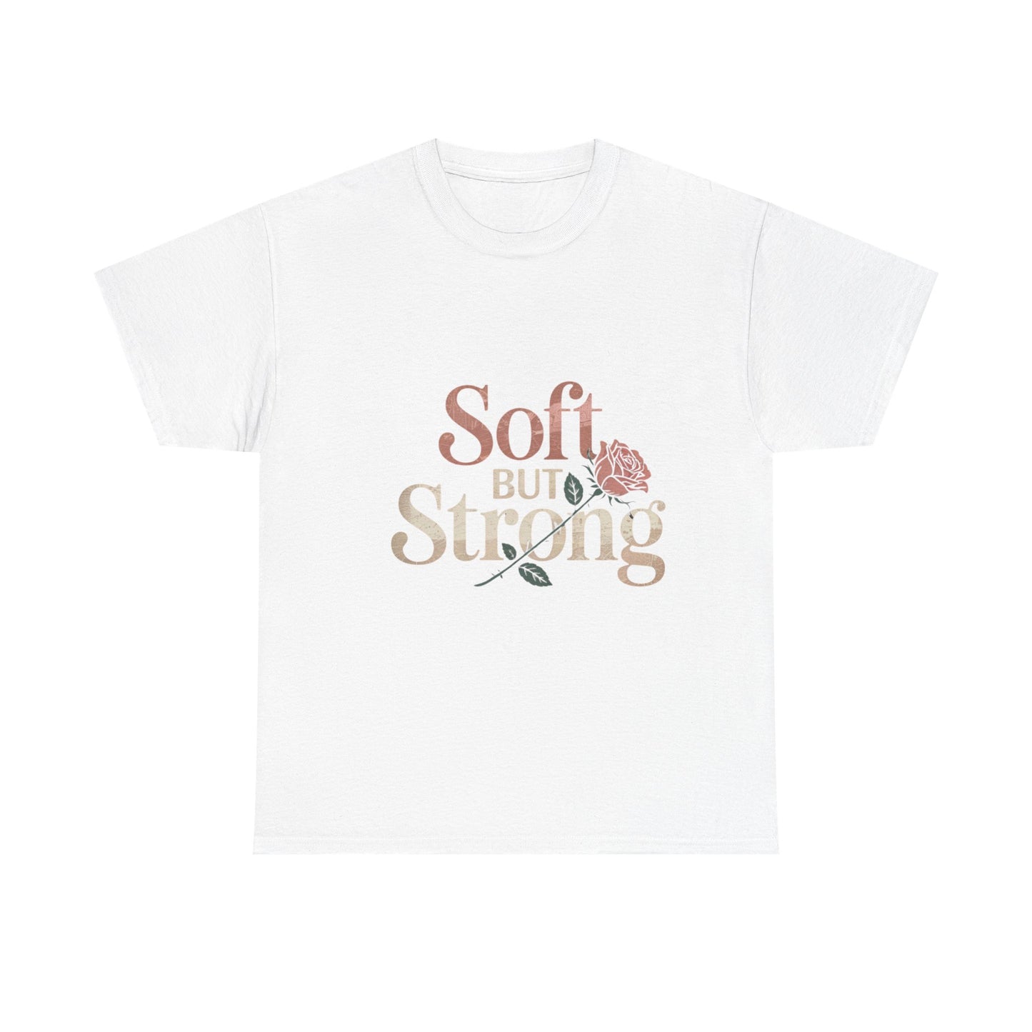 Soft But Strong Unisex Heavy Cotton Tee - Empowering Comfort for Everyday Wear