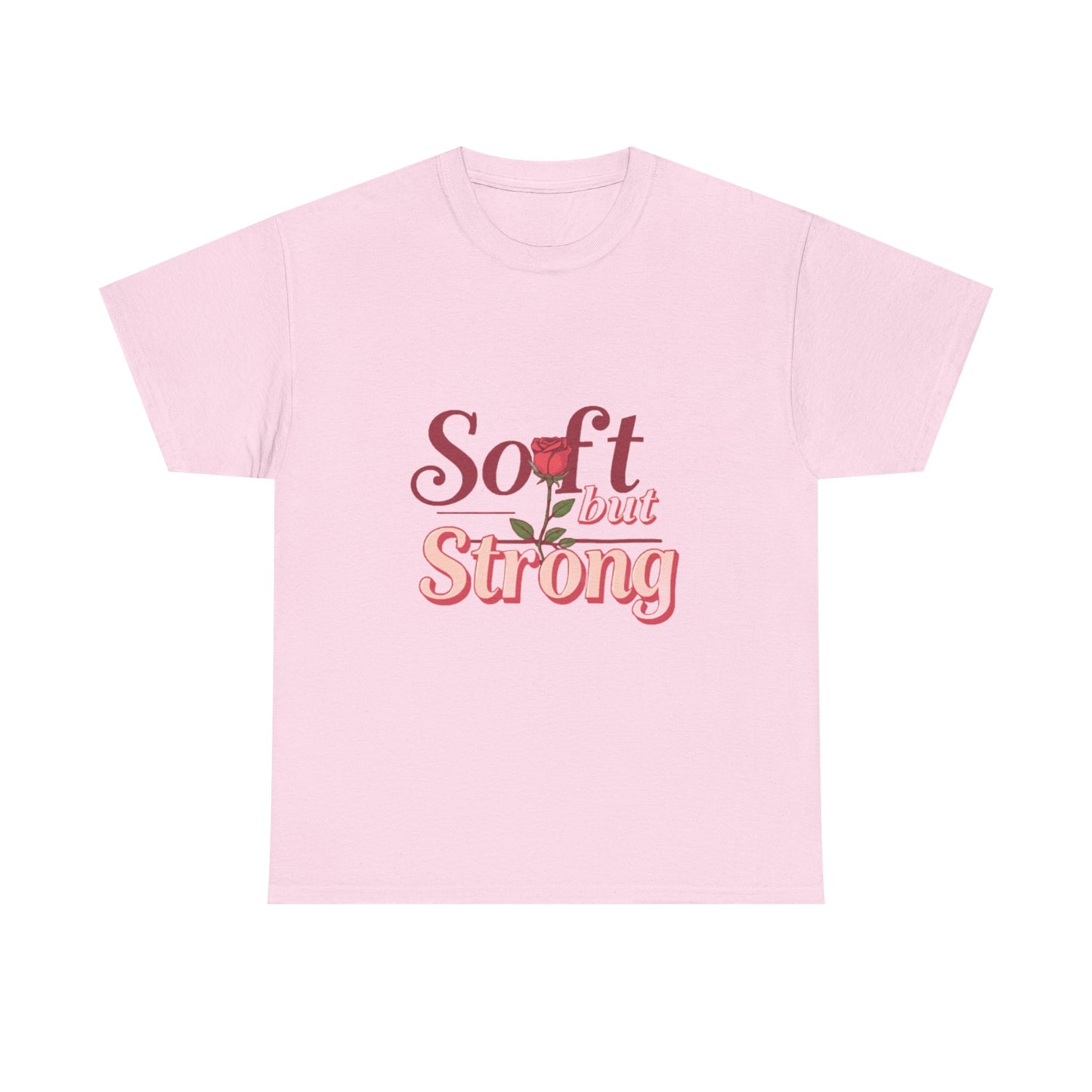 Soft but Strong Unisex Heavy Cotton Tee - Inspirational Graphic T-Shirt