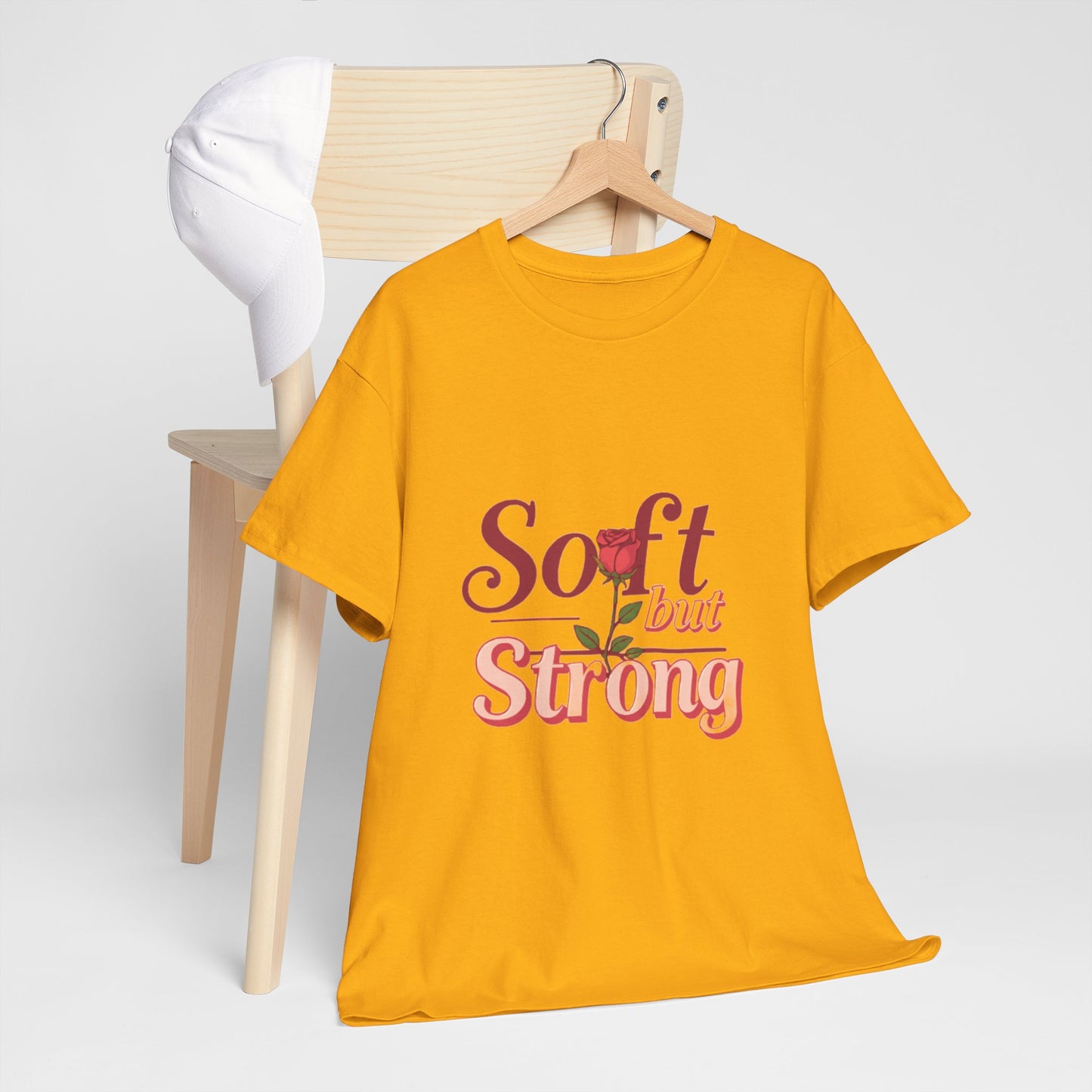 Soft but Strong Unisex Heavy Cotton Tee - Inspirational Graphic T-Shirt