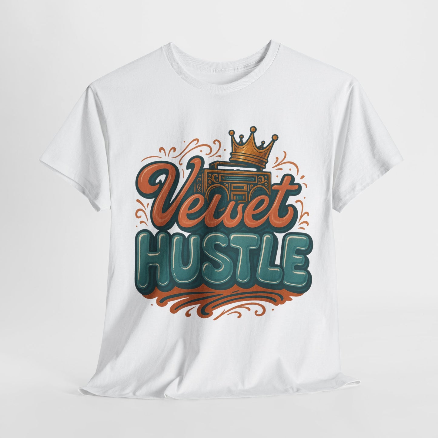 Unisex Heavy Cotton Tee - Velvet Hustle Graphic Tee