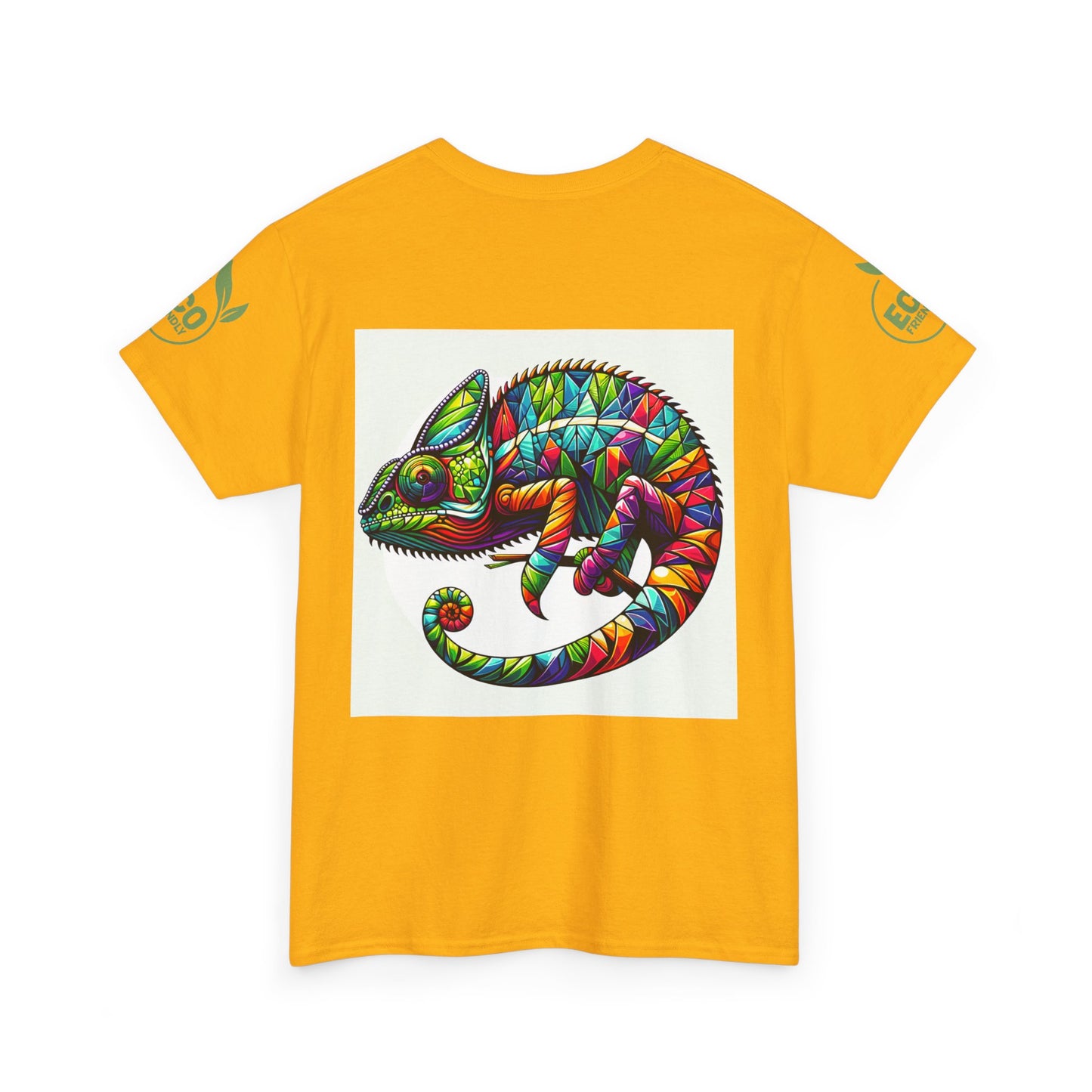 Colorful Chameleon Unisex Heavy Cotton Tee - "I Can Be Anything" Design