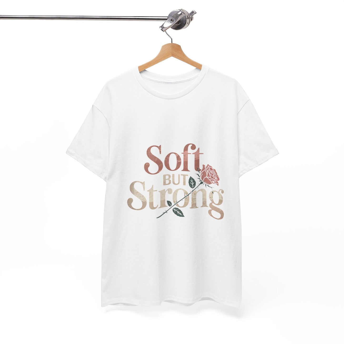 Soft But Strong Unisex Heavy Cotton Tee - Empowering Comfort for Everyday Wear