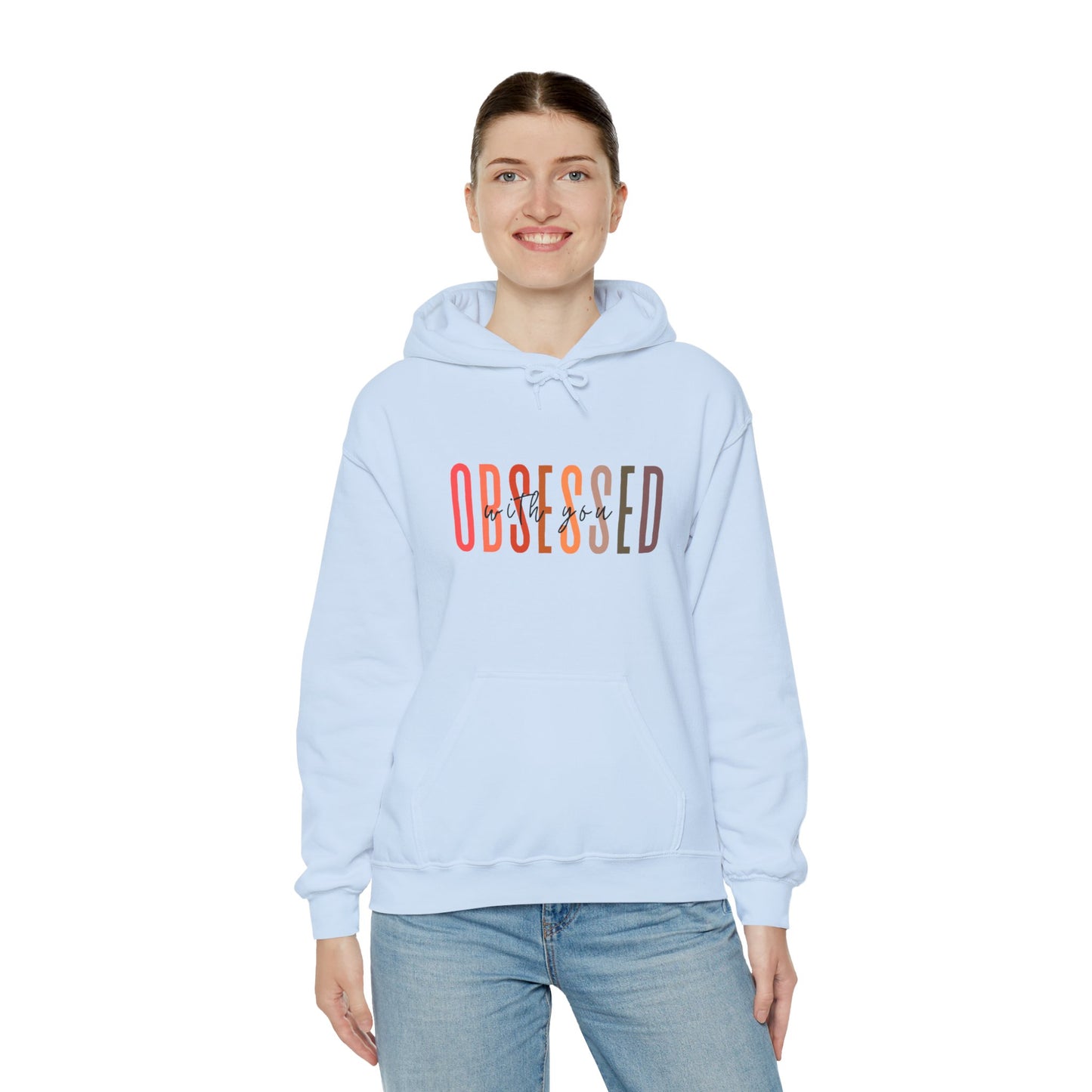 Obsessed Unisex Heavy Blend Hoodie - Cozy Sweatshirt for Everyday Comfort