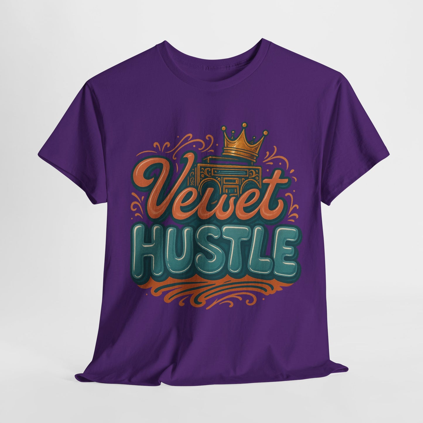 Unisex Heavy Cotton Tee - Velvet Hustle Graphic Tee