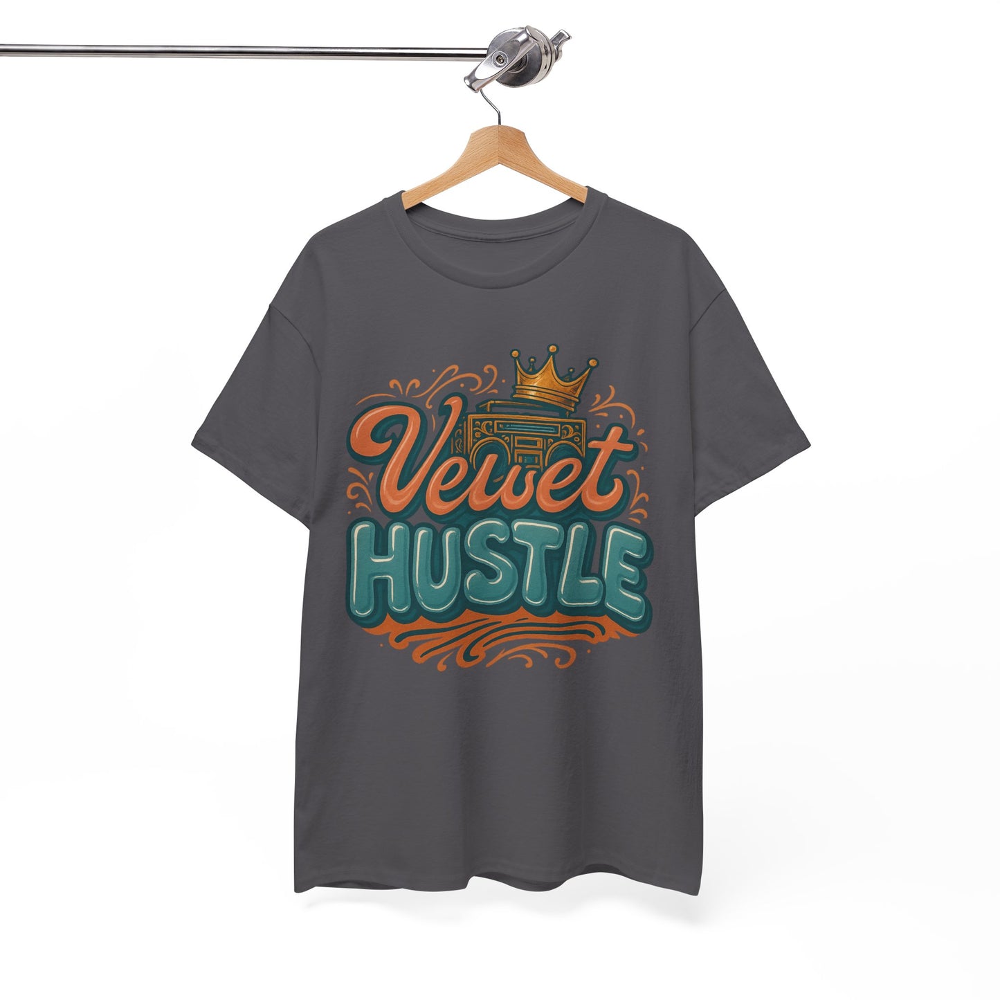 Unisex Heavy Cotton Tee - Velvet Hustle Graphic Tee
