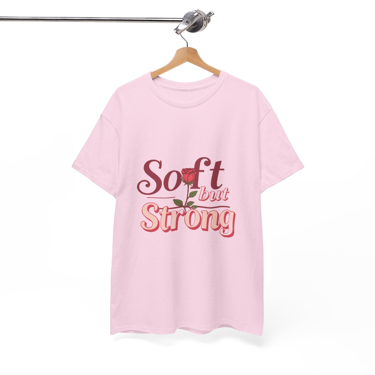 Soft but Strong Unisex Heavy Cotton Tee - Inspirational Graphic T-Shirt