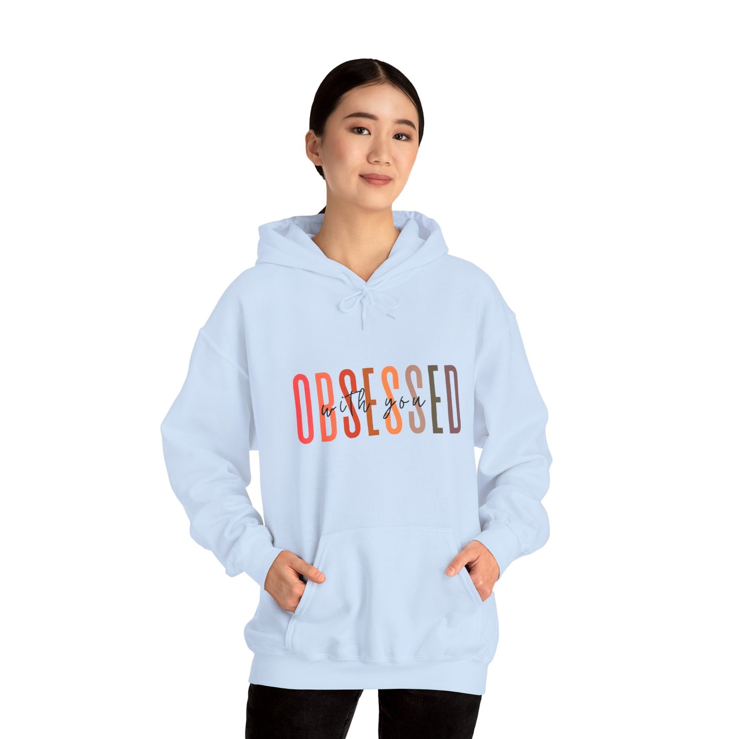 Obsessed Unisex Heavy Blend Hoodie - Cozy Sweatshirt for Everyday Comfort