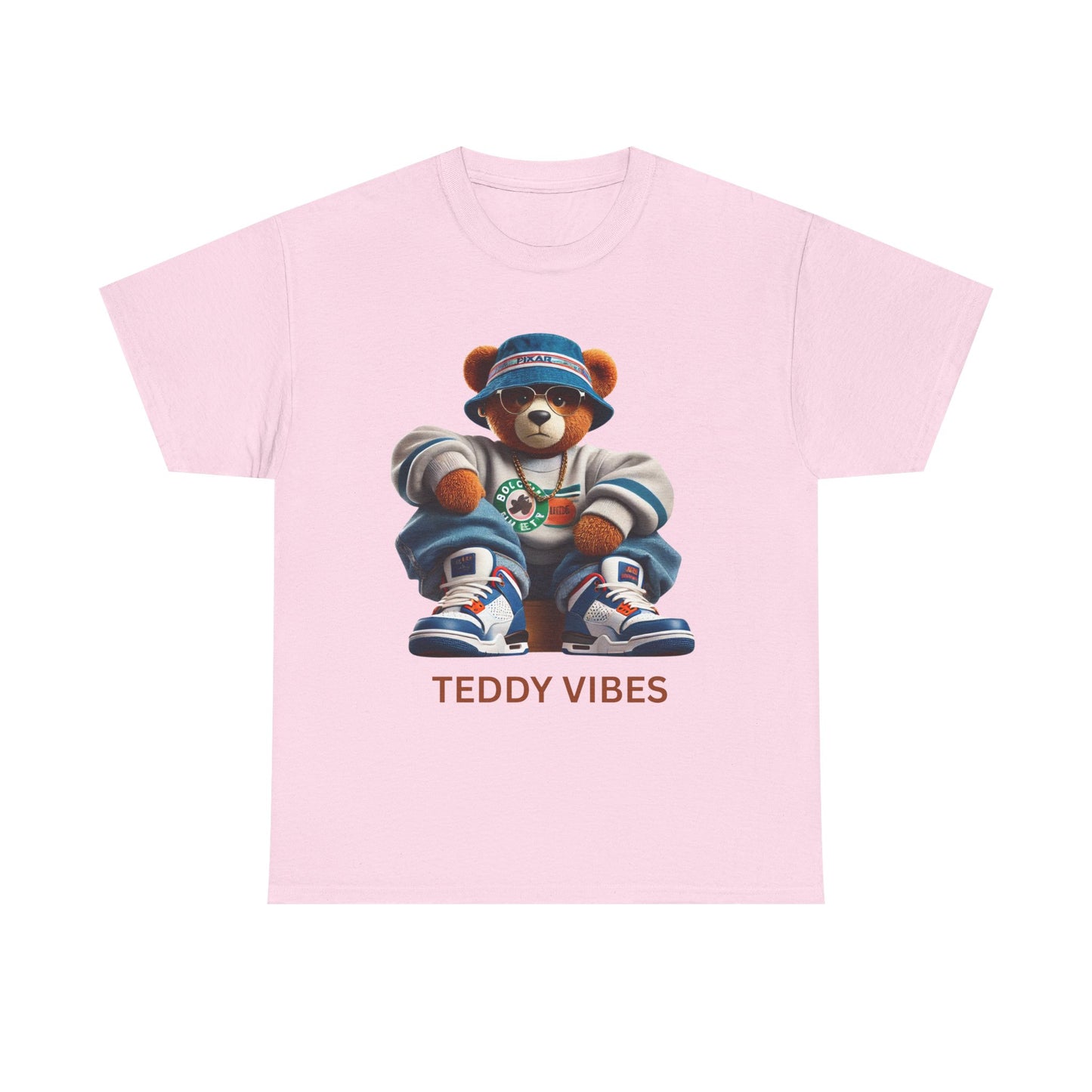 Unisex Heavy Cotton Tee - Teddy Vibes Streetwear T-Shirt