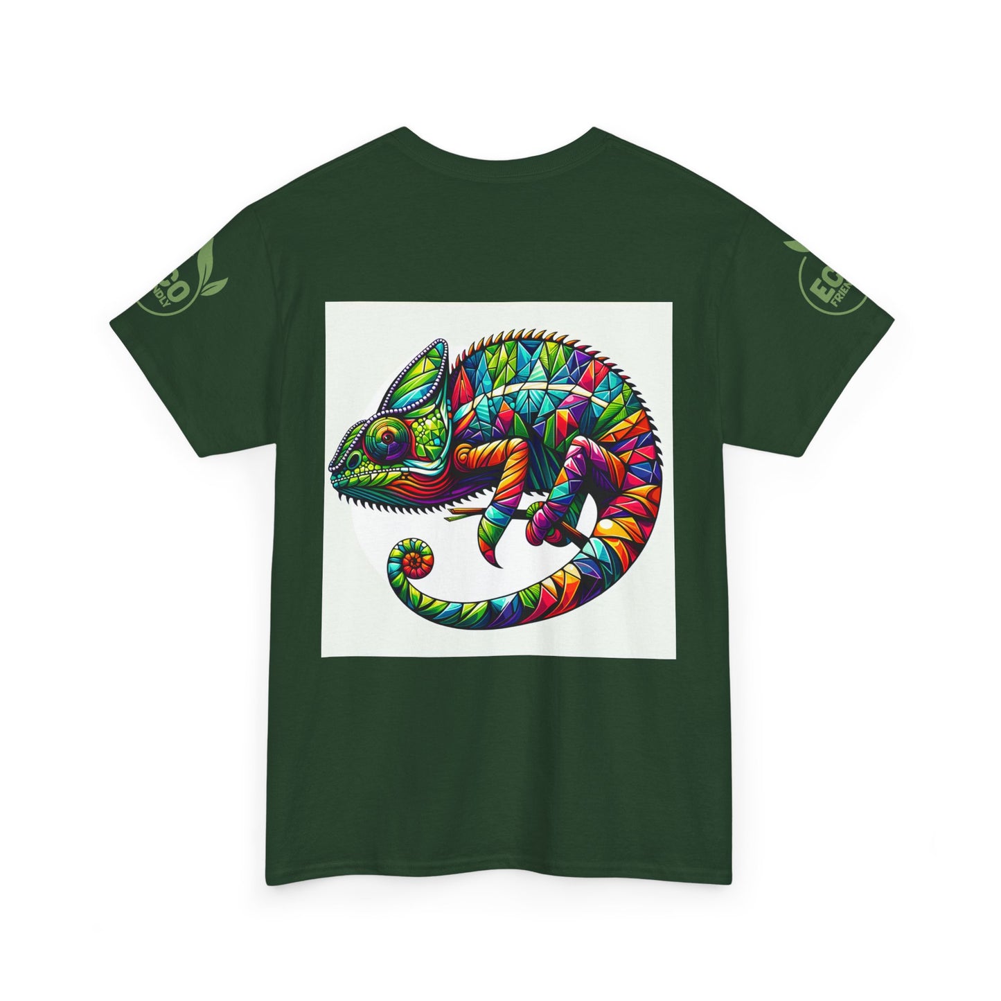 Colorful Chameleon Unisex Heavy Cotton Tee - "I Can Be Anything" Design